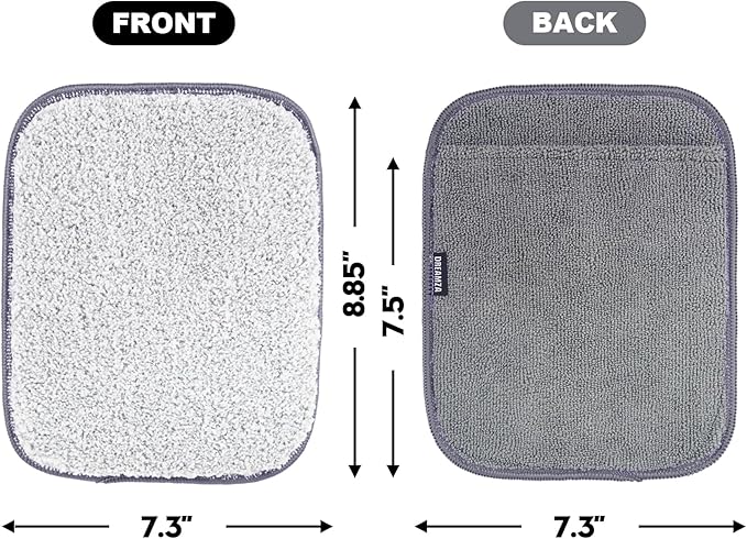 Bowling Towel Shammy Pad, Wearable Bowling Ball Towel Glove, Dual-Sided Microfiber Bowling Rag for Easy, Gentle, Deep Cleaning - Bowling Accessories for Men Women