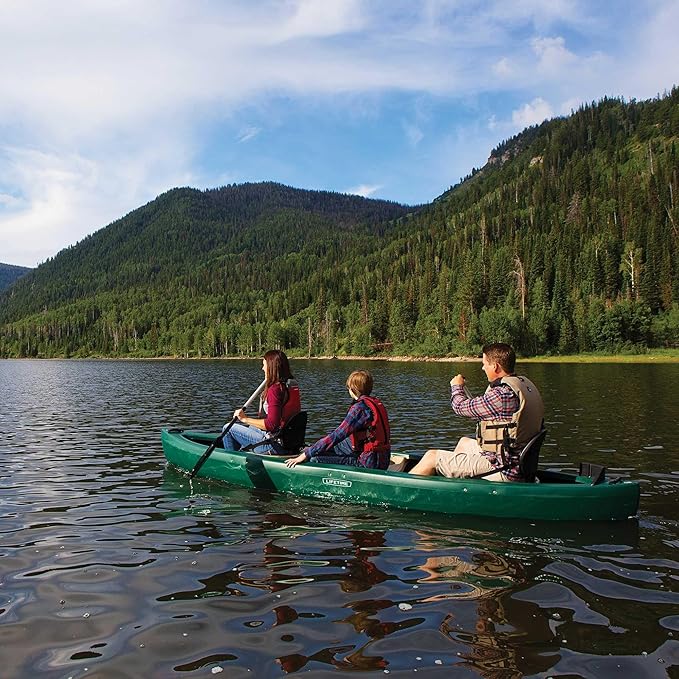 LIFETIME Wasatch Canoe, Green, 13'