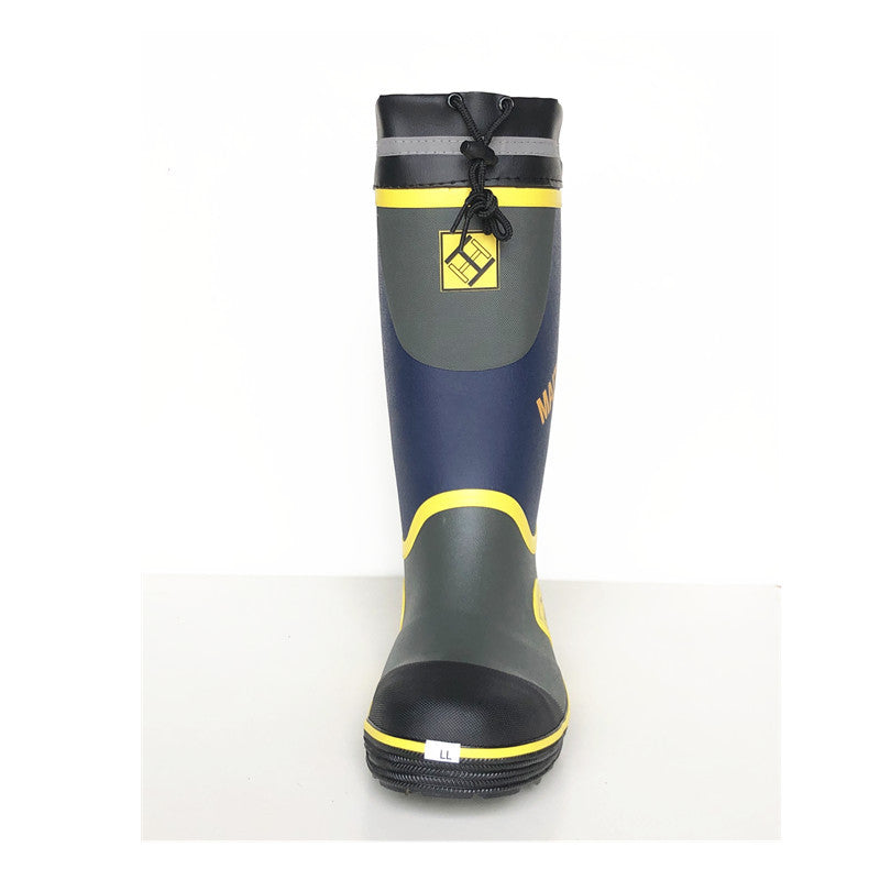 Men's Steel Toe Waterproof Rubber Rain Boots