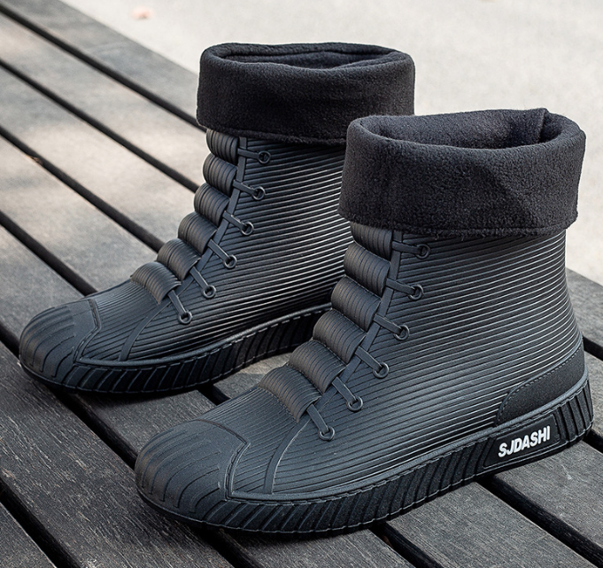 Lightweight Waterproof Padded Short Rain Boots