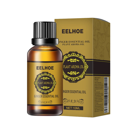 EELHOE Ginger Oil 10ml Firms The Skin, Accentuates The Figure, Gently Moisturizes, Nourishes Daily Body Massage Oils