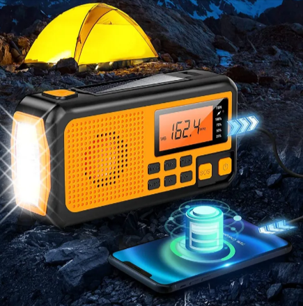 Emergency Solar Hand Crank Radio