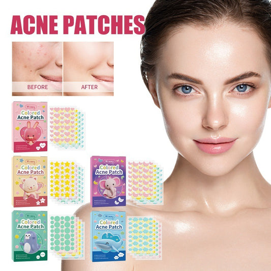 Wiieey Acne Patch Series Downplaying Acne Pockmarks Spots Cleansing Closed Mouth Multi-style Graphic Acne Patch