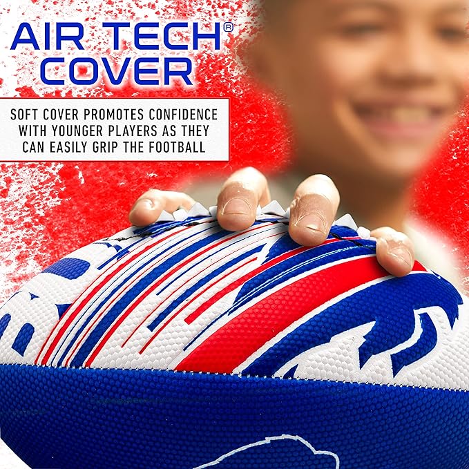 Franklin Sports NFL Team Mini Footballs - Youth 8.5" Official NFL Licensed Football + Air Pump Set