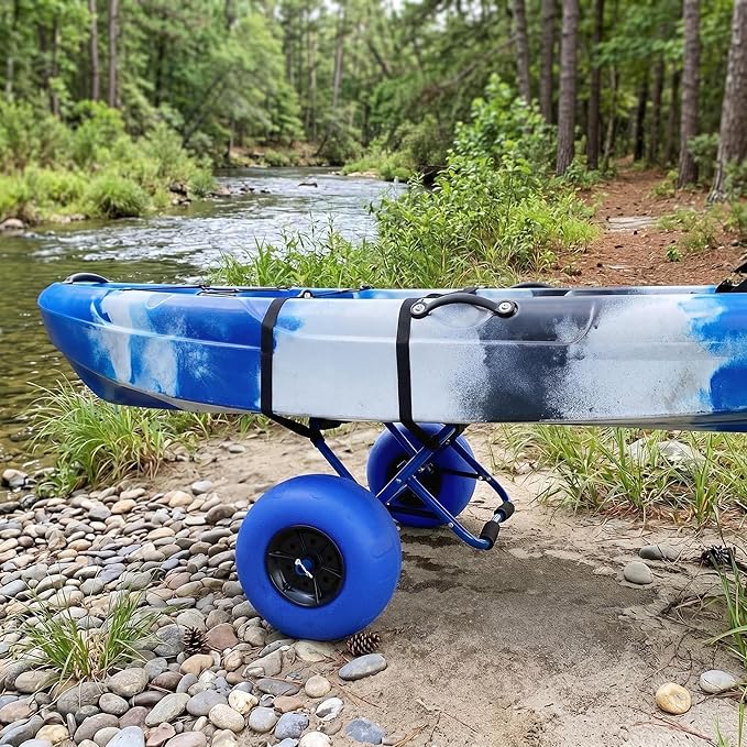 Newcod Kayak Cart, Kayak Dolly Cart for Carrying Kayak Canoe SUP Paddle Board