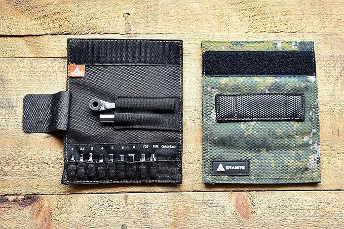 Granite Rocknroll Mini Ratchet Bike Tool Kit, Bike Multitool Kit with 9 Tool Bits and Extension Rod, Portable Bicycle Tool Kit for Mountain Bike, Road Bike and Gravel Bike (Black)