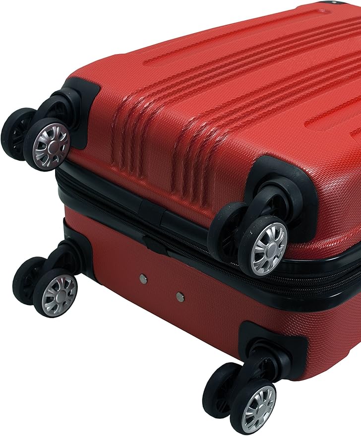 Rockland London ハードサイドスピナーホイール荷物 レッド 機内持ち込み20インチ