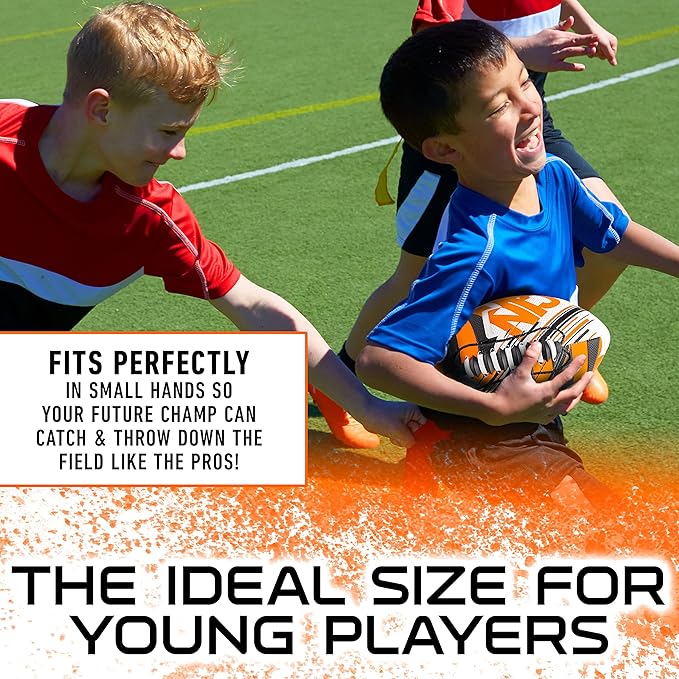Franklin Sports NFL Team Mini Footballs - Youth 8.5" Official NFL Licensed Football + Air Pump Set