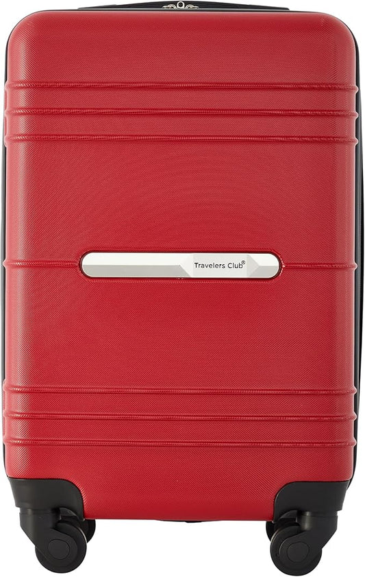 Travelers Club 22" Richmond Spinner Carry-On Luggage, Red