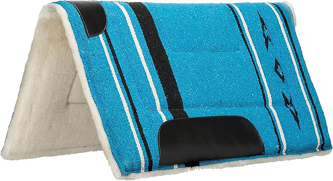 Weaver EquineWeaver Leather Fleece Lined Acrylic Saddle Pad, 32" x 32", Blue
