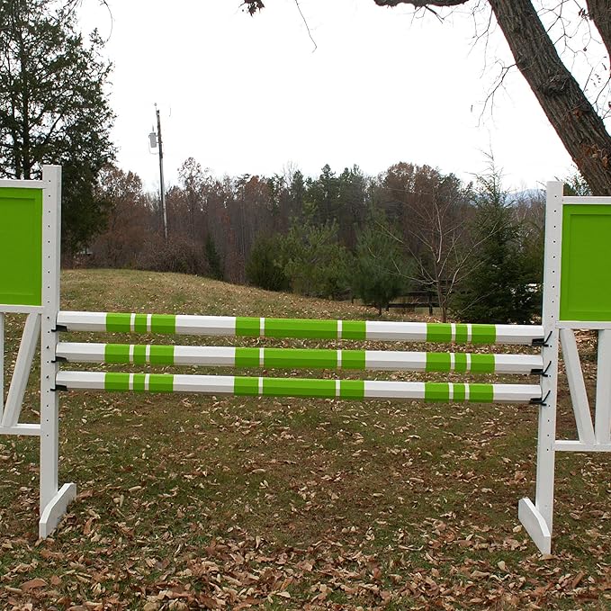 3 Stripe 1 Color Cut Rails, Poles #802 Wood Horse Jumps