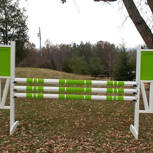 3 Stripe 1 Color Cut Rails, Poles #802 Wood Horse Jumps