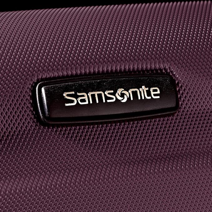 サムソナイト オムニPC ハードサイド 拡張可能 スピナーホイール付きスーツケース、パープル、3個セット (20/24/28)