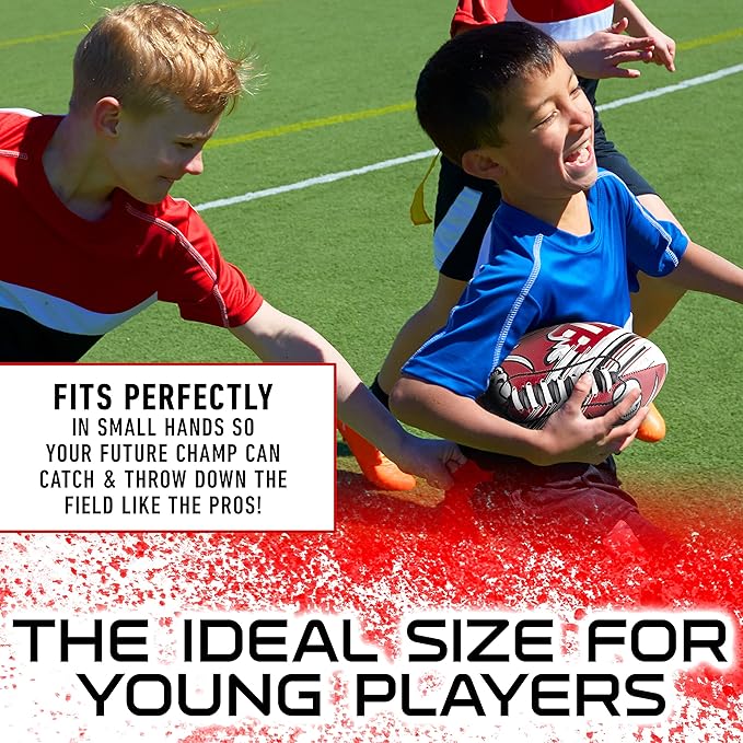 Franklin Sports NFL Team Mini Footballs - Youth 8.5" Official NFL Licensed Football + Air Pump Set