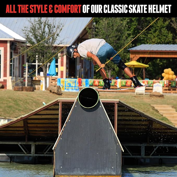 Triple Eight Sweatsaver Halo Water Helmet for Kids, Youth and Adults – Ideal for Wakeboarding, Waterskiing, Kayaking, and Other Water Sports