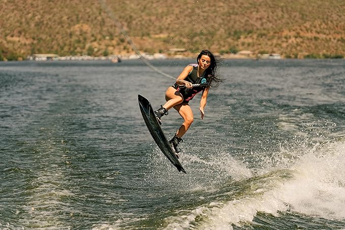 Full Throttle Aqua Extreme Wakeboard Kit (Black/Blue, 55.1 x 21.6-Inch/ 140cm x 42cm)