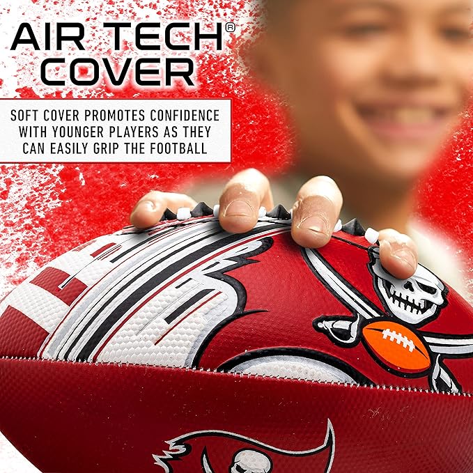 Franklin Sports NFL Team Mini Footballs - Youth 8.5" Official NFL Licensed Football + Air Pump Set