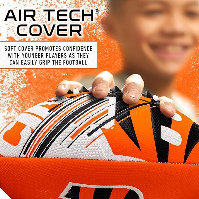 Franklin Sports NFL Team Mini Footballs - Youth 8.5" Official NFL Licensed Football + Air Pump Set