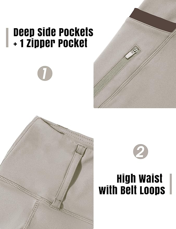 FitsT4 Sports Girls Riding Pants Full Seat High Waist Kids Equestrian Breeches Horse Schooling Tights Zipper Pockets