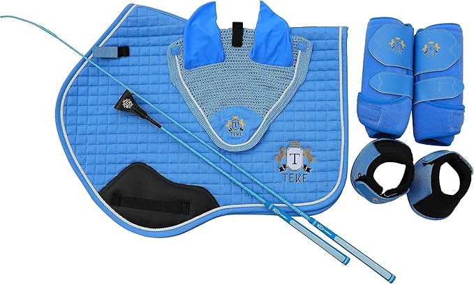 T TEKE 44" Twinkle Training Whips, Schooling Whip/Dressage Whip, Golf Handle, Reflex Shaft, and Integrated Popper