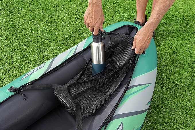 Bestway Hydro Force Inflatable Kayak Set | Includes Seat, Paddle, Hand Pump, Storage Carry Bag | Great for Adults, Kids and Families