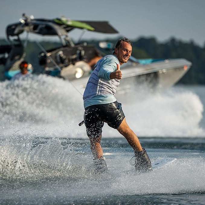 Hyperlite Motive Wakeboard + Frequency Bindings Wakeboard Package - Perfect for Beginner to Intermediate Riders