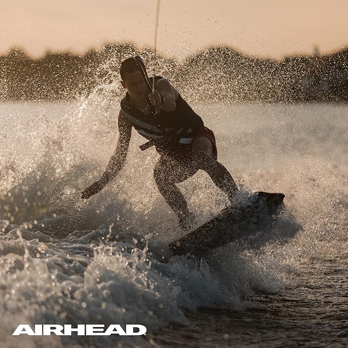 AIRHEAD Dyneema Flat Line Wakeboard Rope, 4 Sections, 70-Feet, Multiple Colors Available