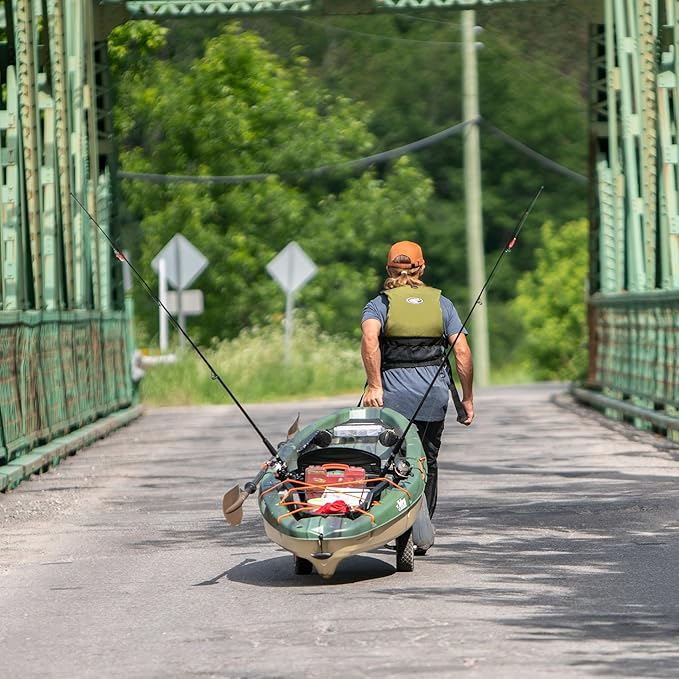 Pelican Sentinel 100X - Angler Sit on top Fishing Kayak - Lightweight - Ergolounge™ Seating System
