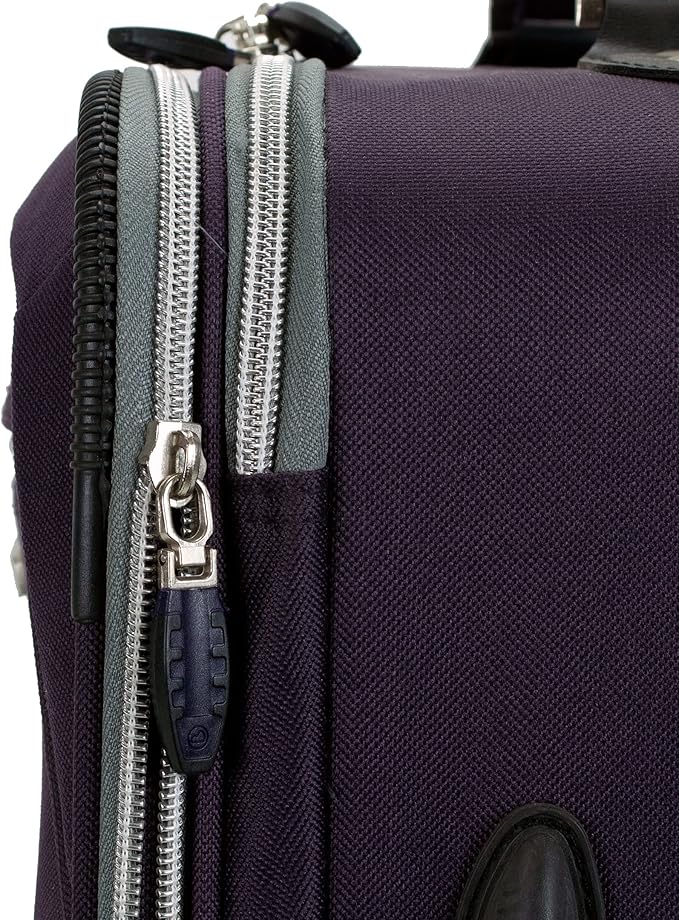Rockland Pasadena ソフトサイド スピナー車輪付き荷物、パープル、機内持ち込み可能 20インチ (F2281-PURPLE)