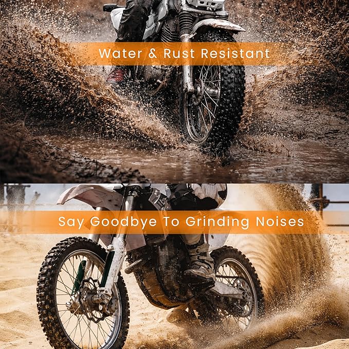 GRAND PITSTOP All-Weather Motorcycle Chain Lube - Premium Motorbike Chain Lubricant Spray - Formulated for All Weather Conditions for All Bikes (160 ml)