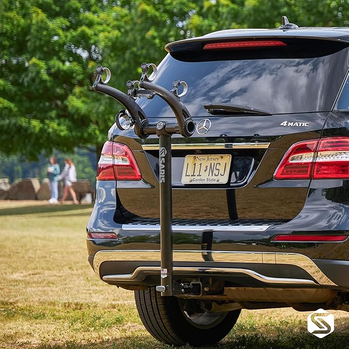 Saris Bones 2-Bike Hitch Rack Bicycle Carrier, with Easy Fold Design and Tilting Base