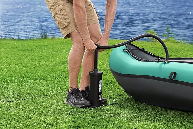 Bestway Hydro Force Inflatable Kayak Set | Includes Seat, Paddle, Hand Pump, Storage Carry Bag | Great for Adults, Kids and Families