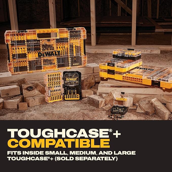 DEWALT 18 pc. Compact Magnetic Drive Guide Set, Yellow (DWAF2058CS)