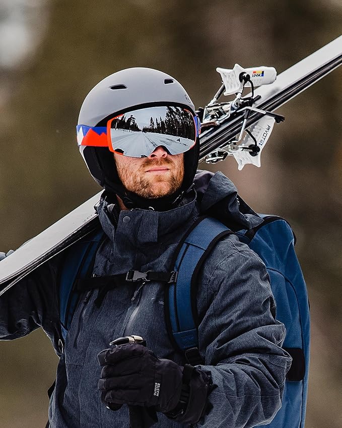 OutdoorMaster Kelvin Ski Helmet - Snowboard Helmet for Men, Women & Youth