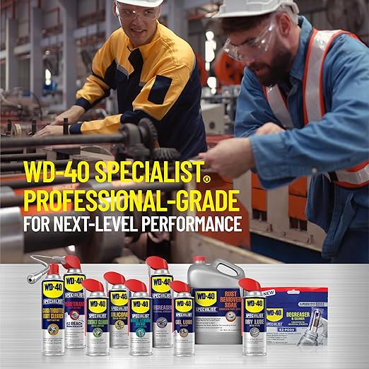 WD-40 Specialist Roller Chain Non-Fling Lubricant, 10 OZ [6-Pack]
