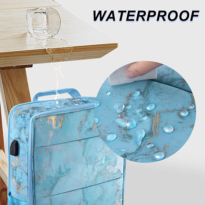 ZINZ Slim & Expandable Laptop Backpack 15 15.6 16 Inch Sleeve, Spill-Resistant Notebooks Bag Case for Most 14-16 Inch MacBooks Surface-Books Dell HP Lenovo Asus Computers,B01M01