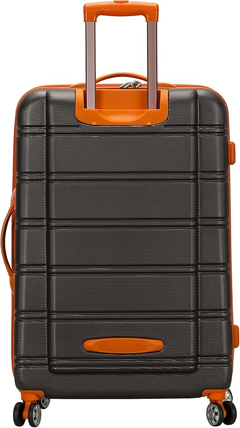 Rockland Melbourne ハードサイド 拡張可能 スピナーホイール荷物、チャコール、預け入れ荷物 大型 28インチ