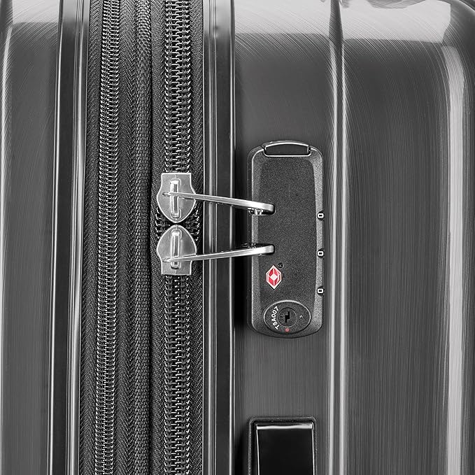 Samsonite Winfield 2 ハードサイド 拡張可能 スピナーホイール付きスーツケース、チャコール、預け入れ用大型28インチ
