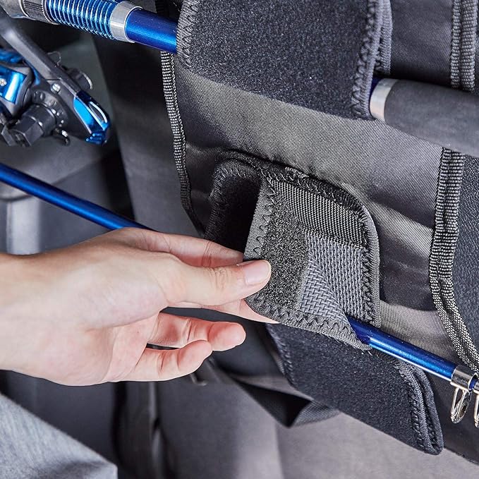 TRINKA Fishing Rod Carrier, Pole Holder for Vehicle/Ship Rear Seats, Car, SUV, Wagons, Vans