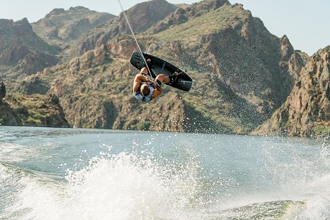 Full Throttle Aqua Extreme Wakeboard Kit (Black/Blue, 55.1 x 21.6-Inch/ 140cm x 42cm)
