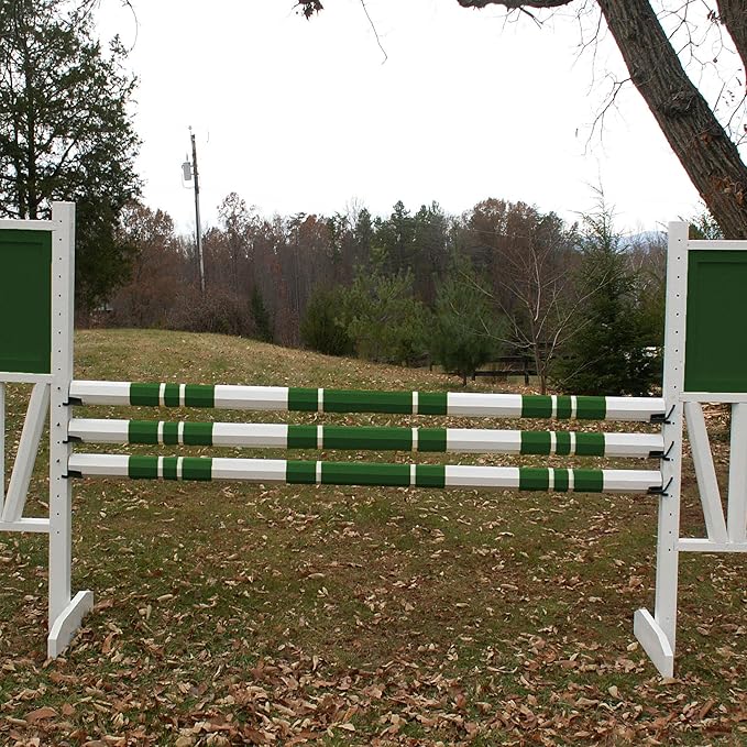 3 Stripe 1 Color Cut Rails, Poles #802 Wood Horse Jumps