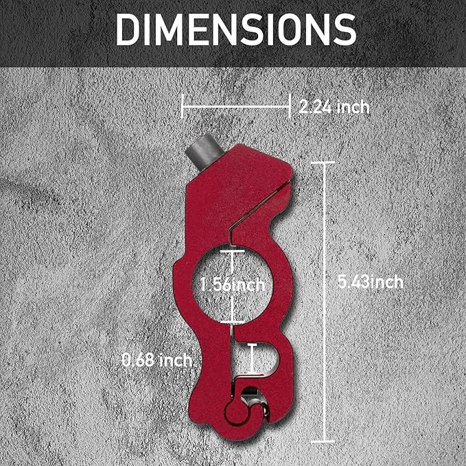 Motorcycle Locks Anti Theft: CNC Heavy Duty Handlebar Throttle Grip Brake Lever Security Motorcycle Lock Universal for Dirt Bike Moped Scooter Motorbike, ATV Alarm Accessories (Red)