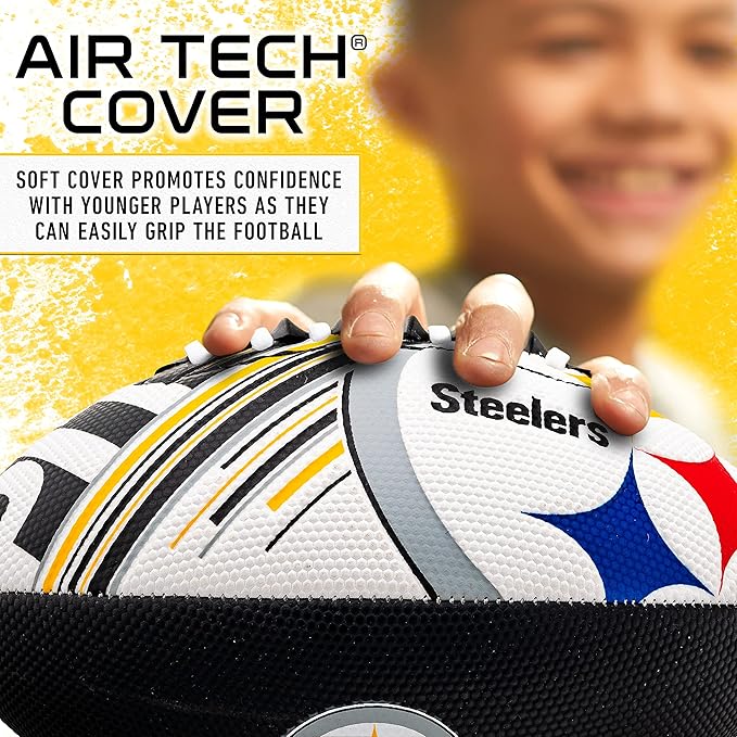 Franklin Sports NFL Team Mini Footballs - Youth 8.5" Official NFL Licensed Football + Air Pump Set