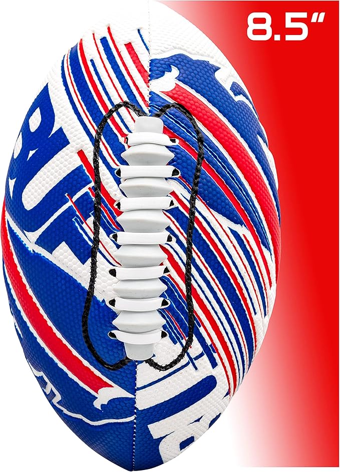 Franklin Sports NFL Team Mini Footballs - Youth 8.5" Official NFL Licensed Football + Air Pump Set