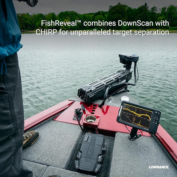 Lowrance Eagle Eye 9インチ魚探（ライブソナー、チャープソナー、Fish Reveal機能付きDownScan搭載）