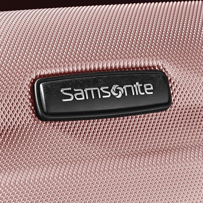Samsonite Omni PC Hardside Expandable Luggage with Spinner Wheels, 3-Piece Set (20/24/28), Pink