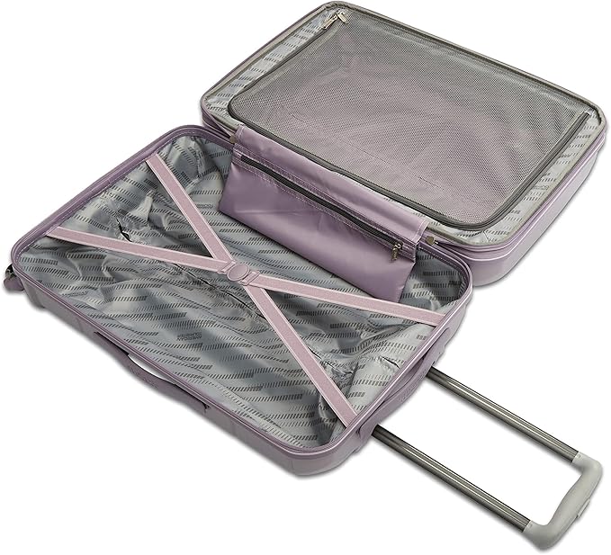 American Tourister Stratum 2.0 拡張可能ハードサイド荷物 スピナーホイール付き、28インチスピナー、パープルヘイズ