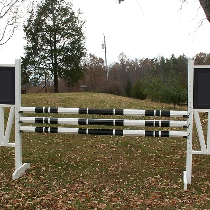 3 Stripe 1 Color Cut Rails, Poles #802 Wood Horse Jumps