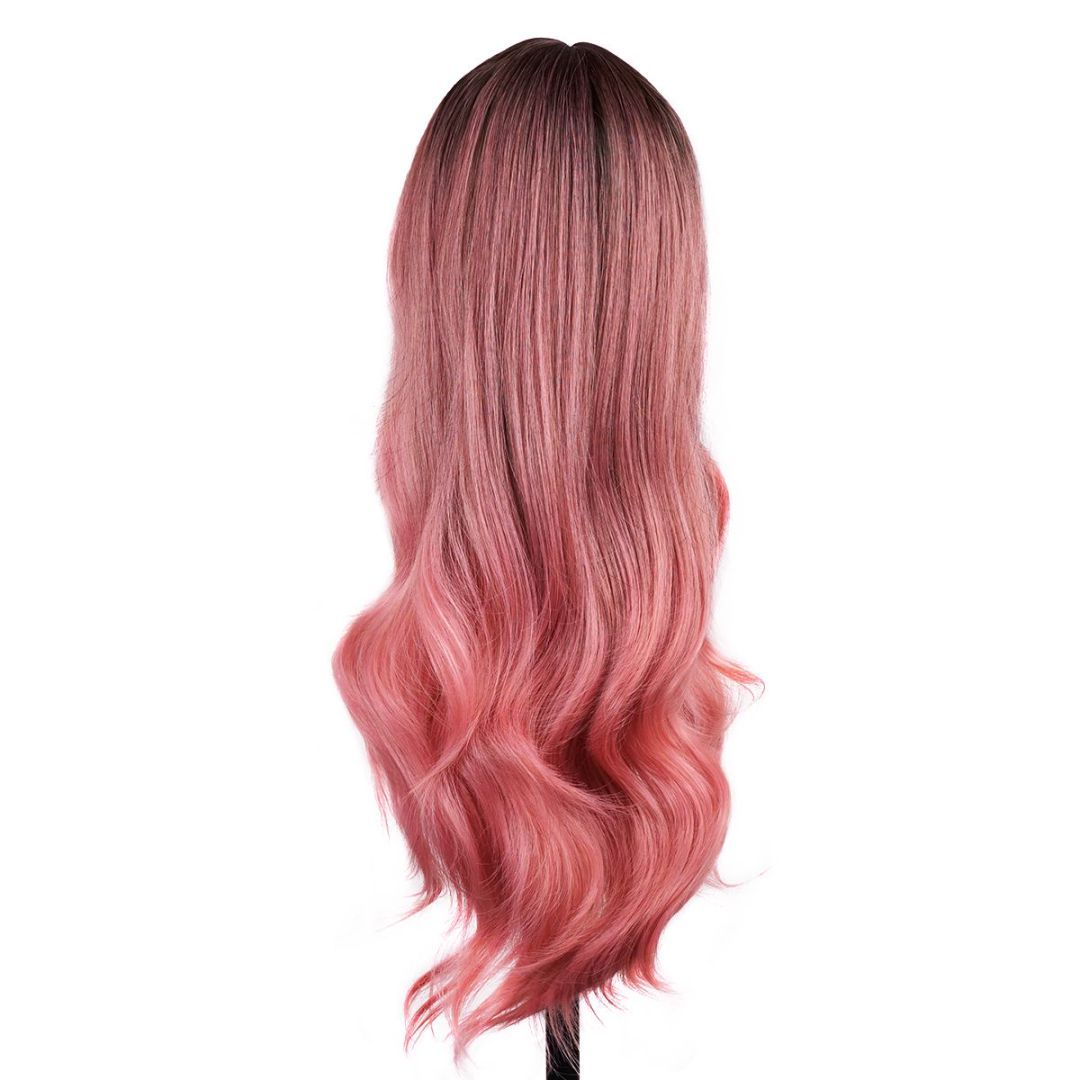 Bald Woman Short Hair Hair Loss Confidence - Pink Wig