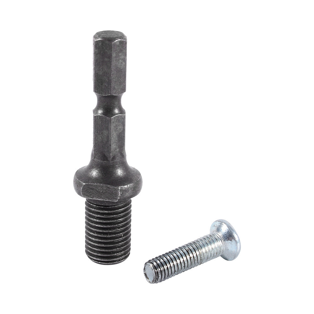 Electric Hammer Drill Chuck Hex Shank Adapter Thread 3/8"-24UNF with Screw